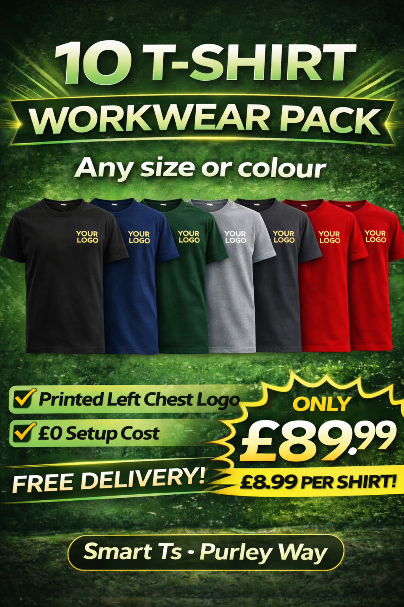 10 T-shirt bundle