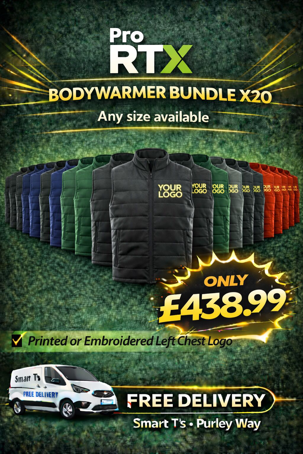 Bodywarmer bundle x20