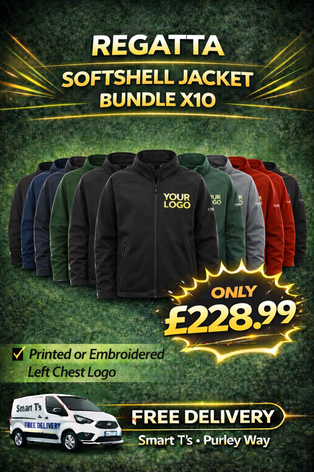 Softshell jacket bundle x10